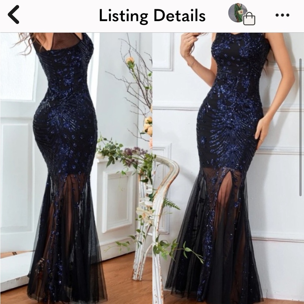 New dress did not wear for a party that was canceled.